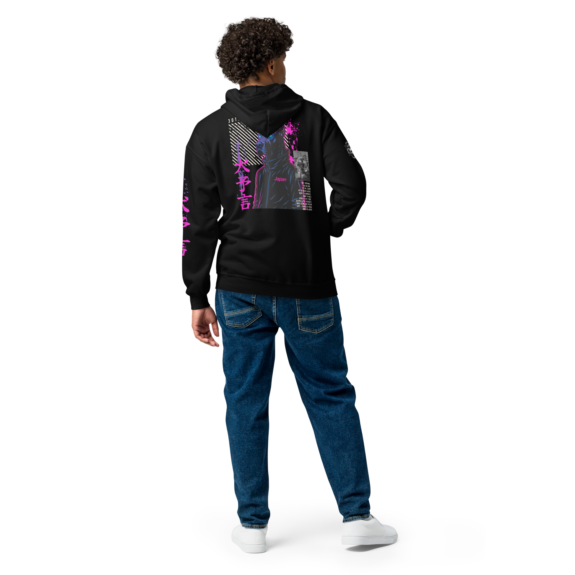 Heavy Zip Hoodie - 30th Century A.D. – THE DOGS PROPHECY  by Darkside Apparel