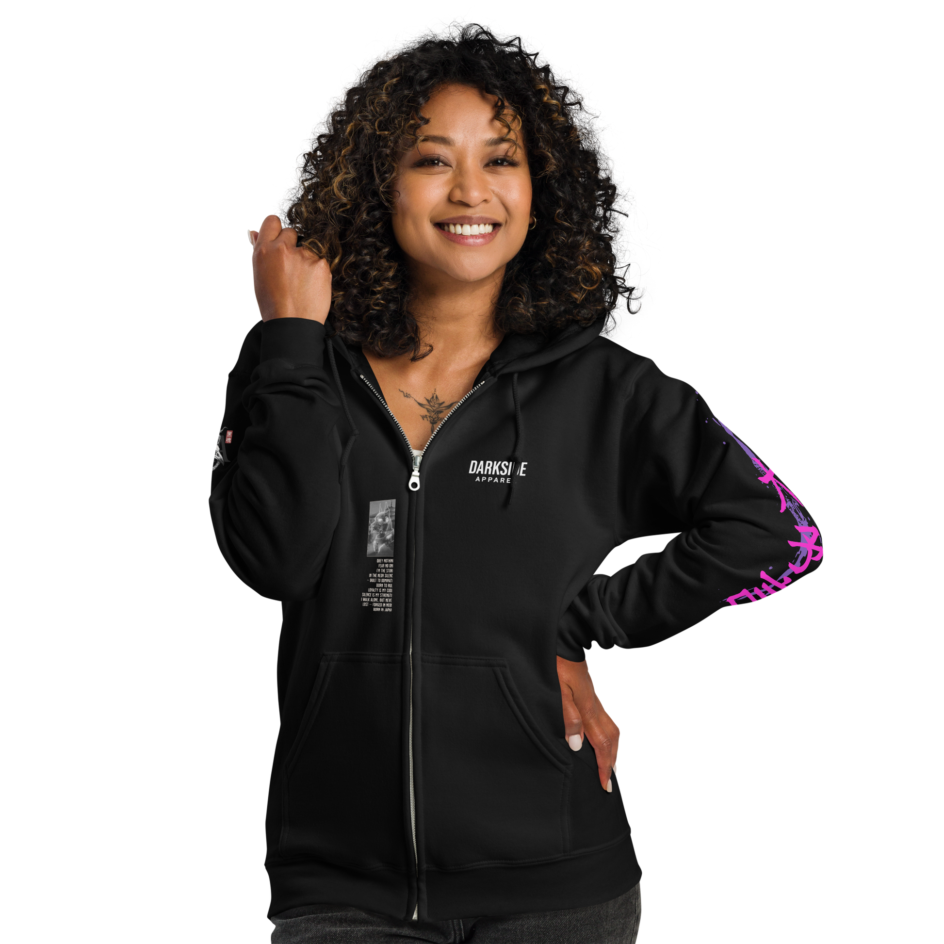 Heavy Zip Hoodie - 30th Century A.D. – THE DOGS PROPHECY  by Darkside Apparel