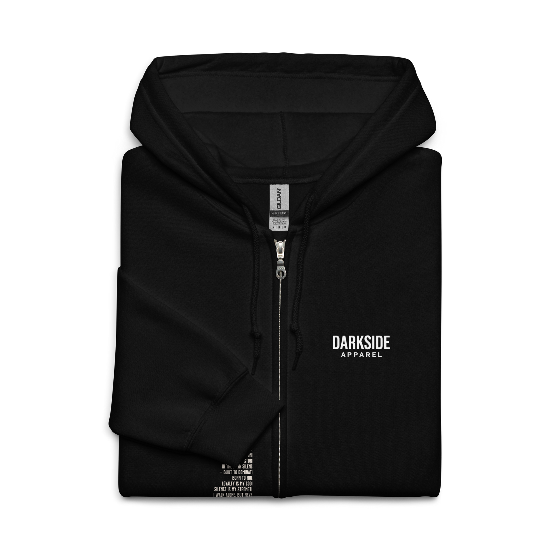 Heavy Zip Hoodie - 30th Century A.D. – THE DOGS PROPHECY  by Darkside Apparel