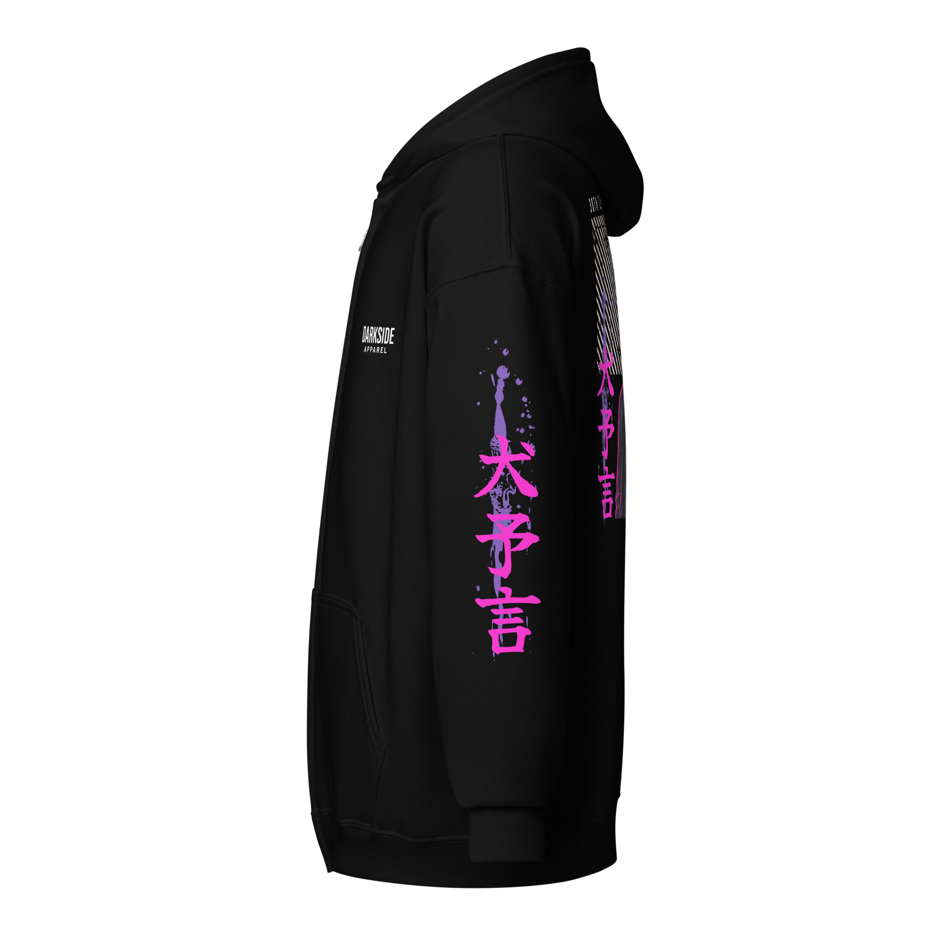 Heavy Zip Hoodie - 30th Century A.D. – THE DOGS PROPHECY  by Darkside Apparel