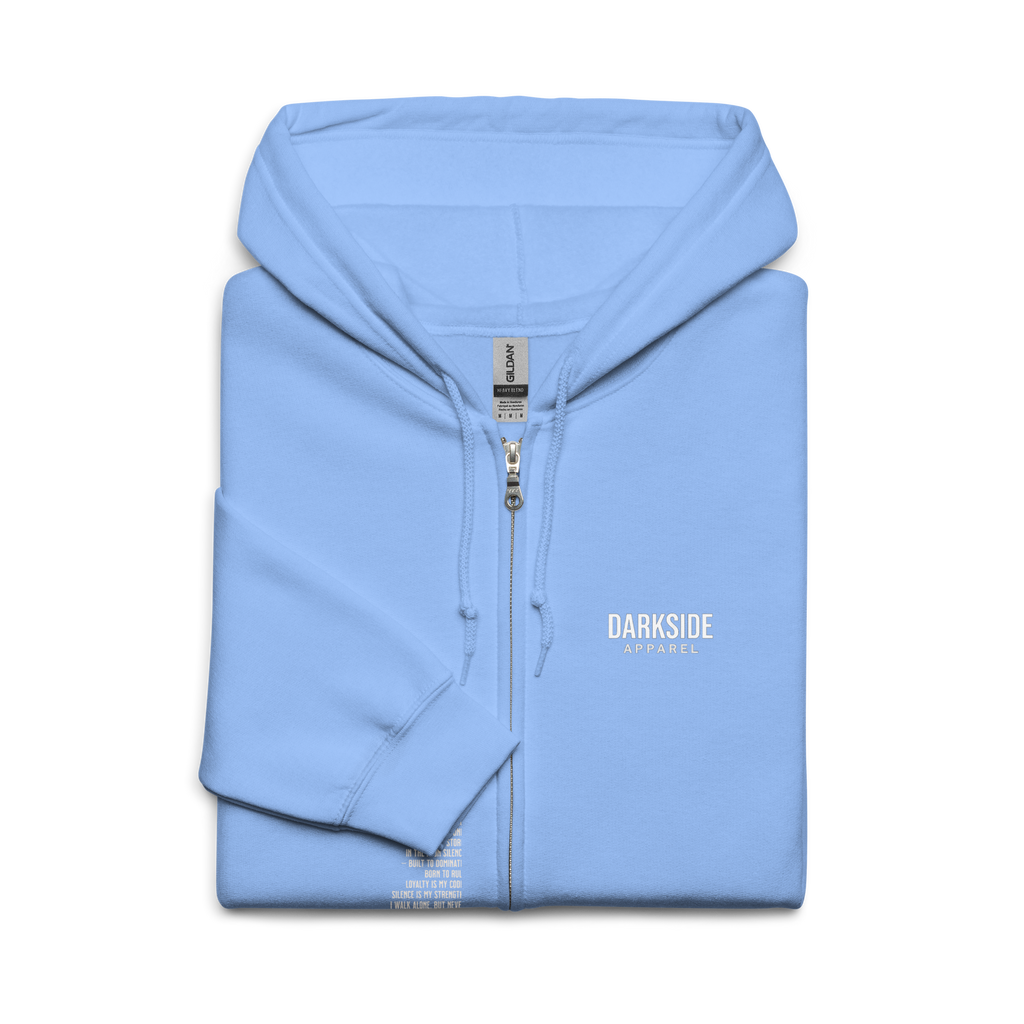 Heavy Zip Hoodie - 30th Century A.D. – THE DOGS PROPHECY  by Darkside Apparel