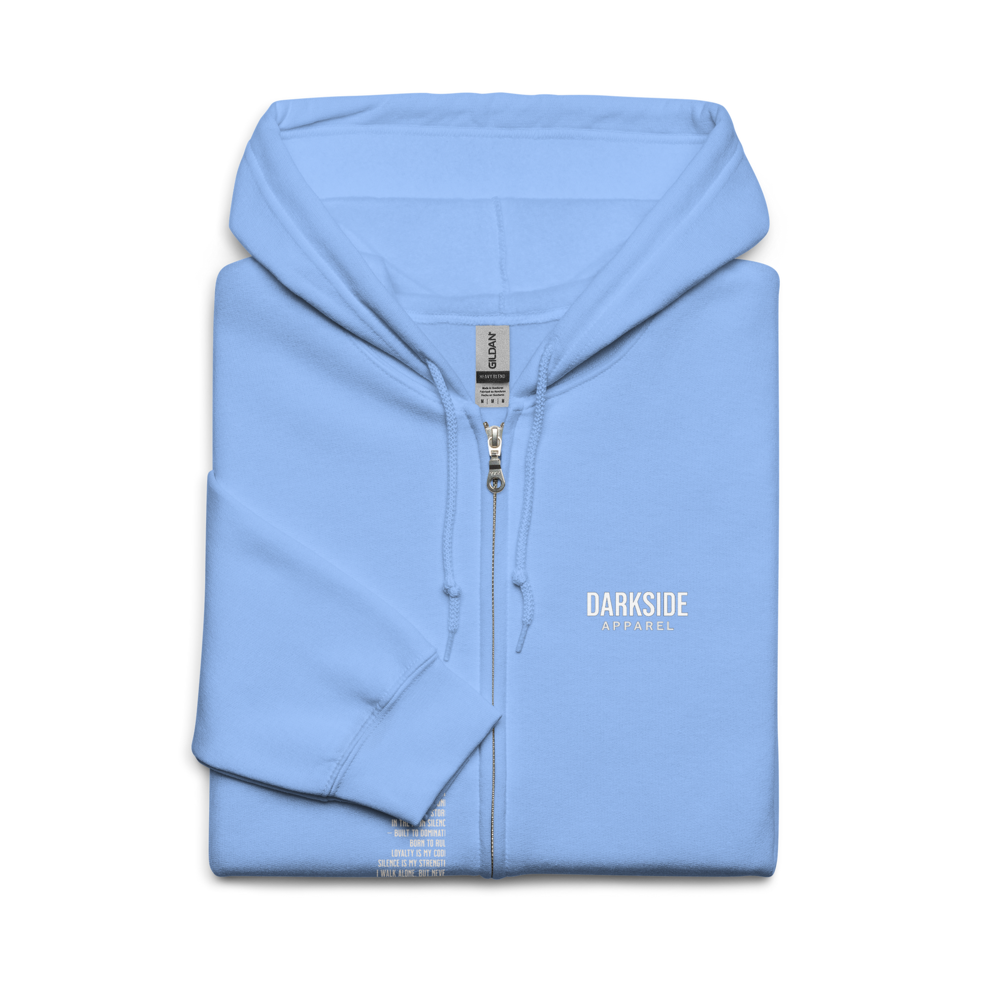 Heavy Zip Hoodie - 30th Century A.D. – THE DOGS PROPHECY  by Darkside Apparel