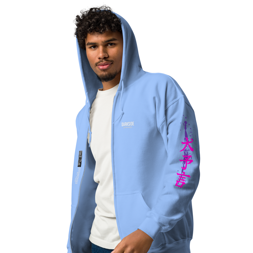 Heavy Zip Hoodie - 30th Century A.D. – THE DOGS PROPHECY  by Darkside Apparel