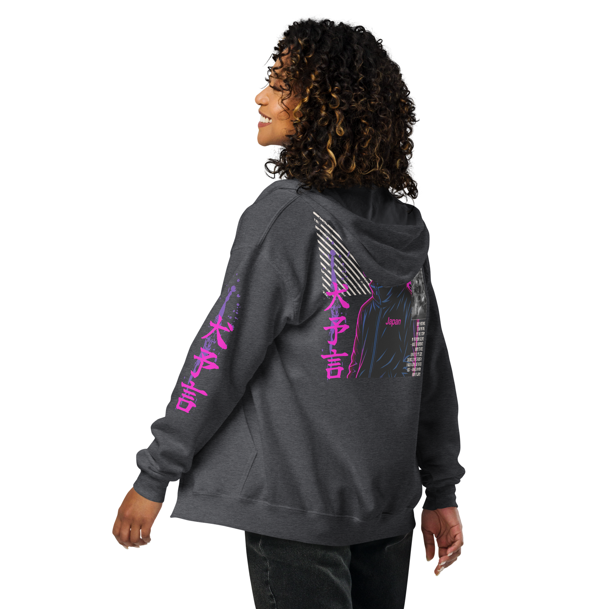 Heavy Zip Hoodie - 30th Century A.D. – THE DOGS PROPHECY  by Darkside Apparel