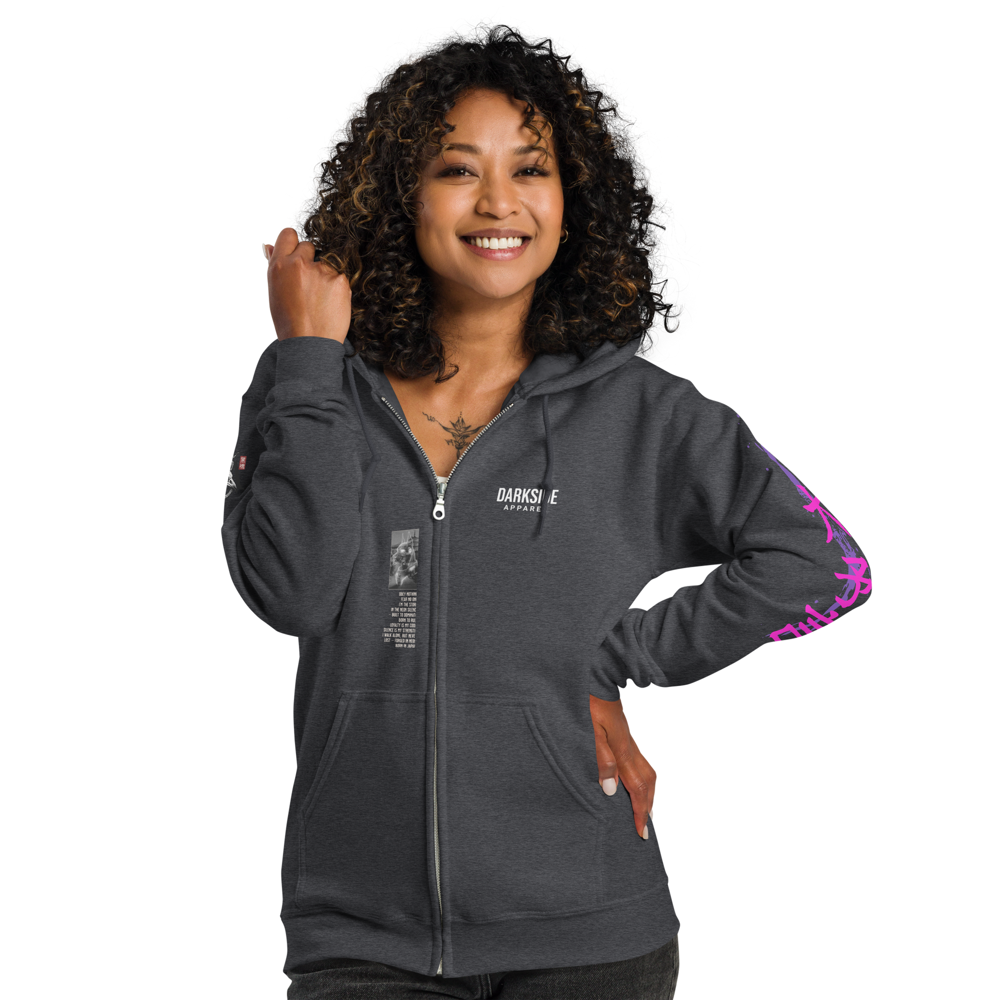 Heavy Zip Hoodie - 30th Century A.D. – THE DOGS PROPHECY  by Darkside Apparel