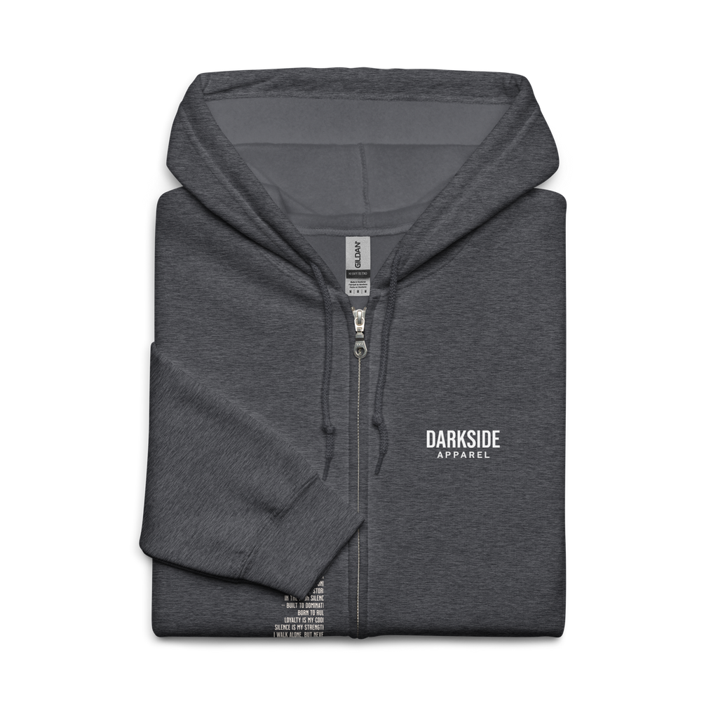 Heavy Zip Hoodie - 30th Century A.D. – THE DOGS PROPHECY  by Darkside Apparel