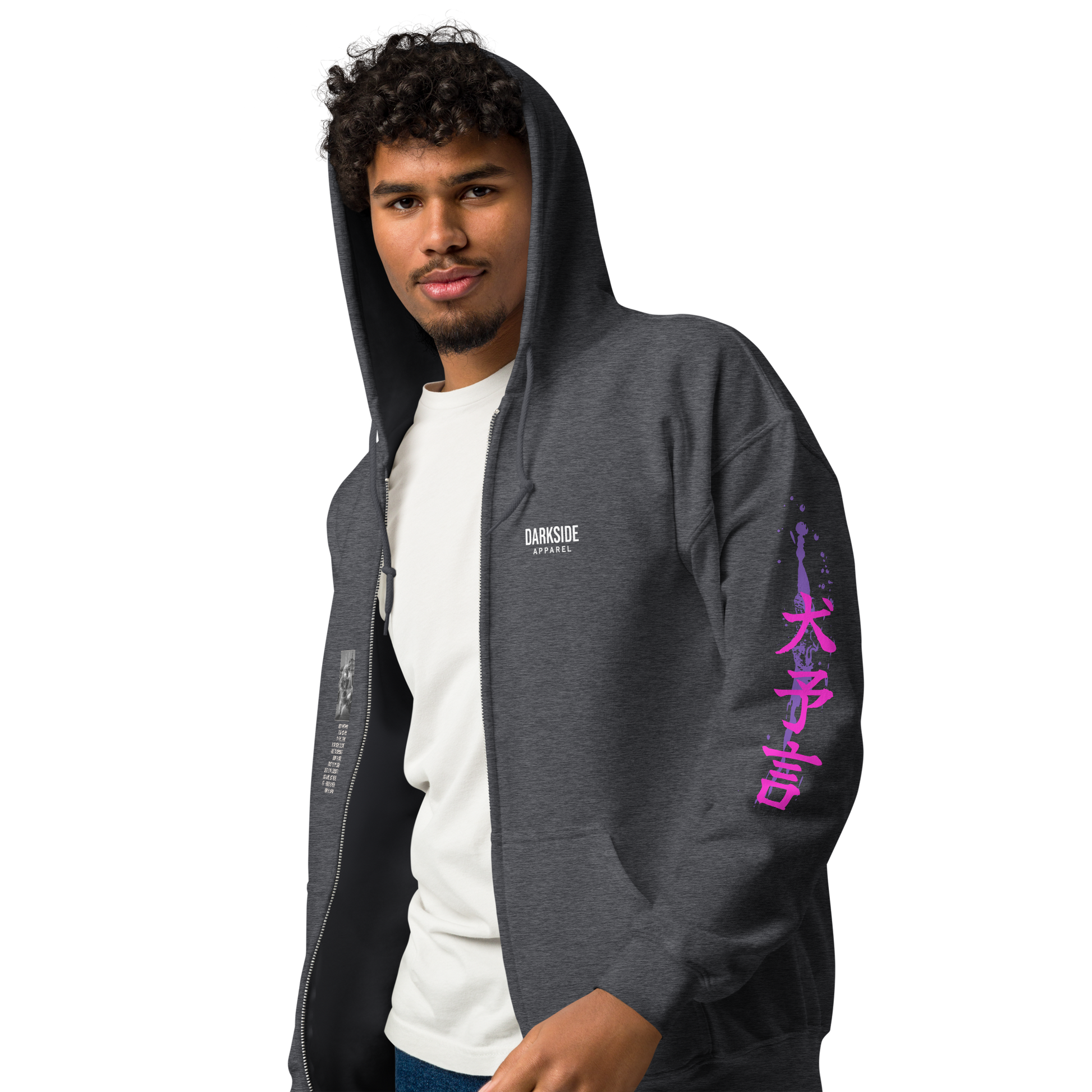 Heavy Zip Hoodie - 30th Century A.D. – THE DOGS PROPHECY  by Darkside Apparel