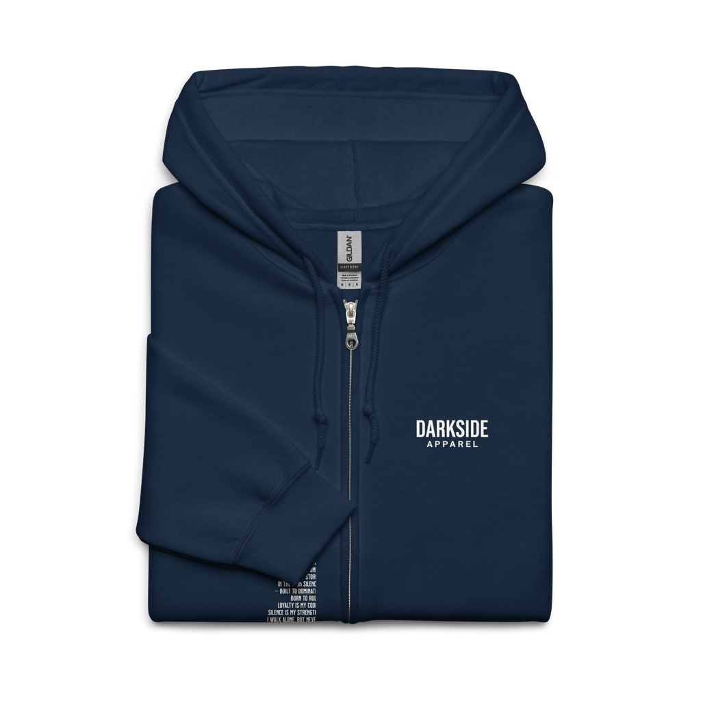 Heavy Zip Hoodie - 30th Century A.D. – THE DOGS PROPHECY  by Darkside Apparel