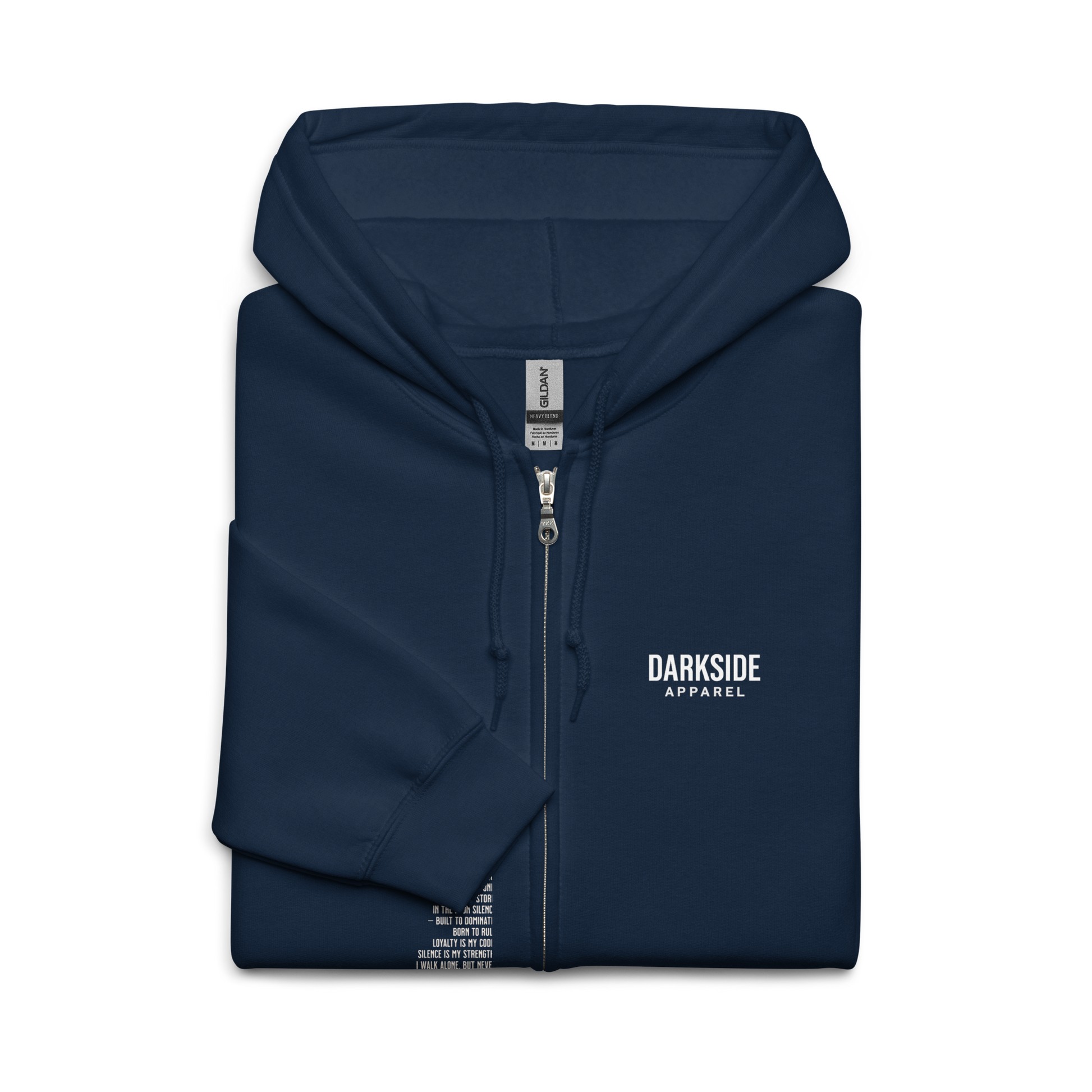 Heavy Zip Hoodie - 30th Century A.D. – THE DOGS PROPHECY  by Darkside Apparel