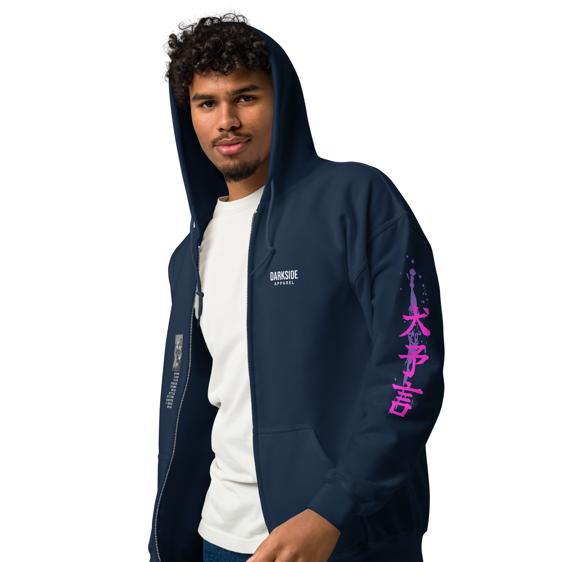 Heavy Zip Hoodie - 30th Century A.D. – THE DOGS PROPHECY  by Darkside Apparel