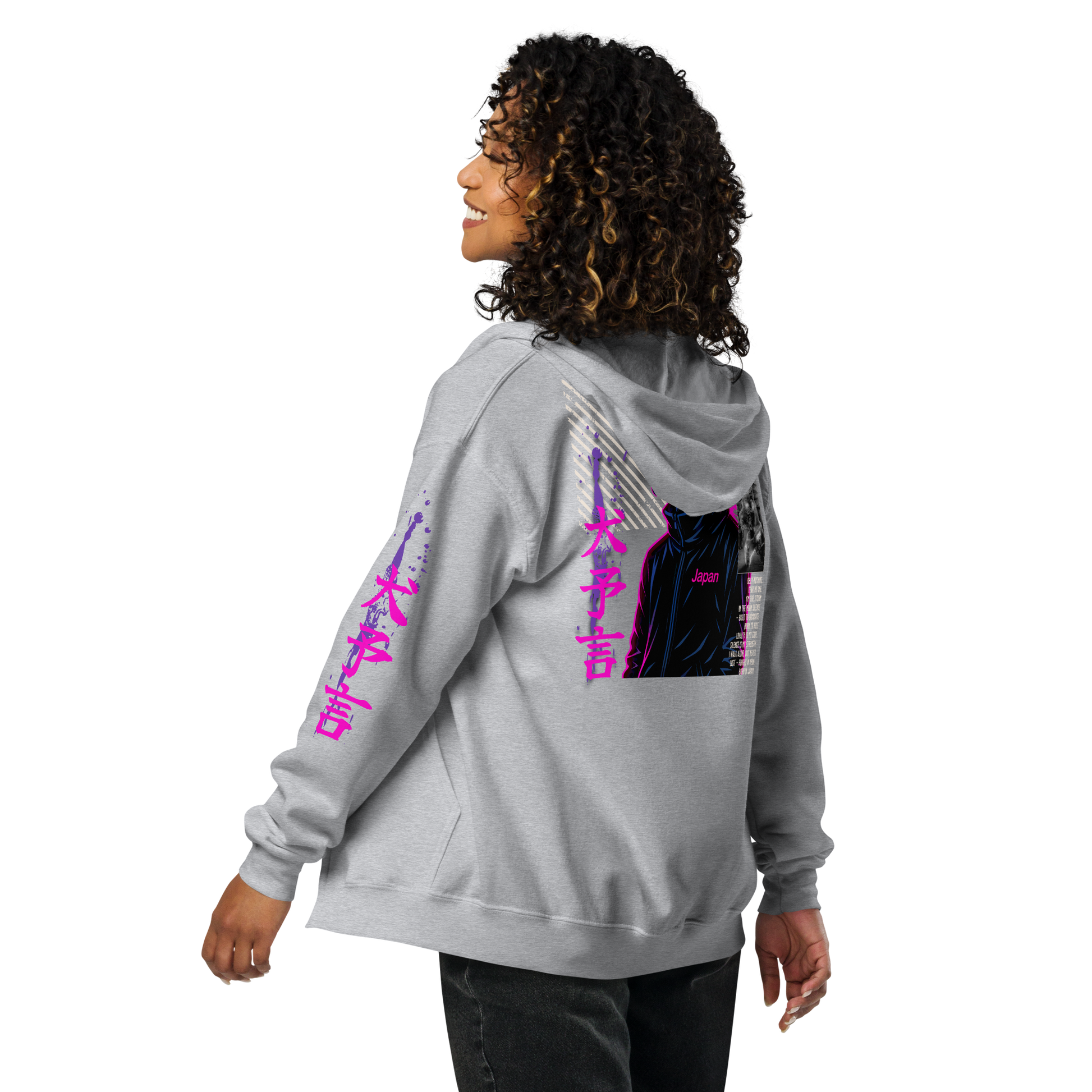 Heavy Zip Hoodie - 30th Century A.D. – THE DOGS PROPHECY  by Darkside Apparel