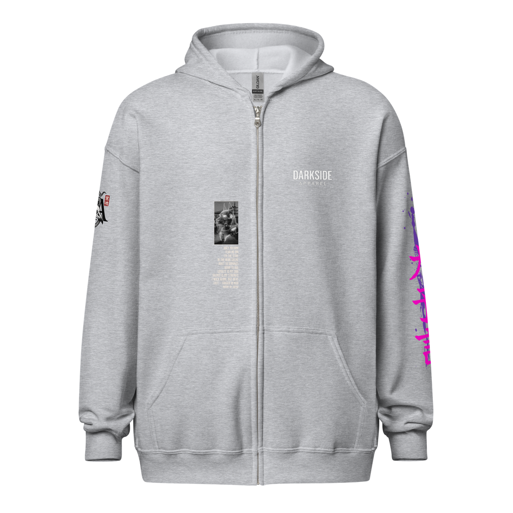 Heavy Zip Hoodie - 30th Century A.D. – THE DOGS PROPHECY  by Darkside Apparel