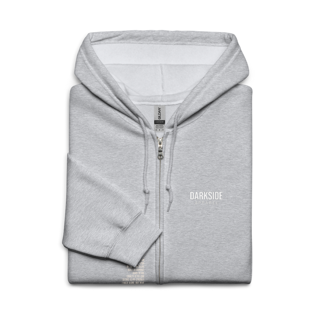 Heavy Zip Hoodie - 30th Century A.D. – THE DOGS PROPHECY  by Darkside Apparel