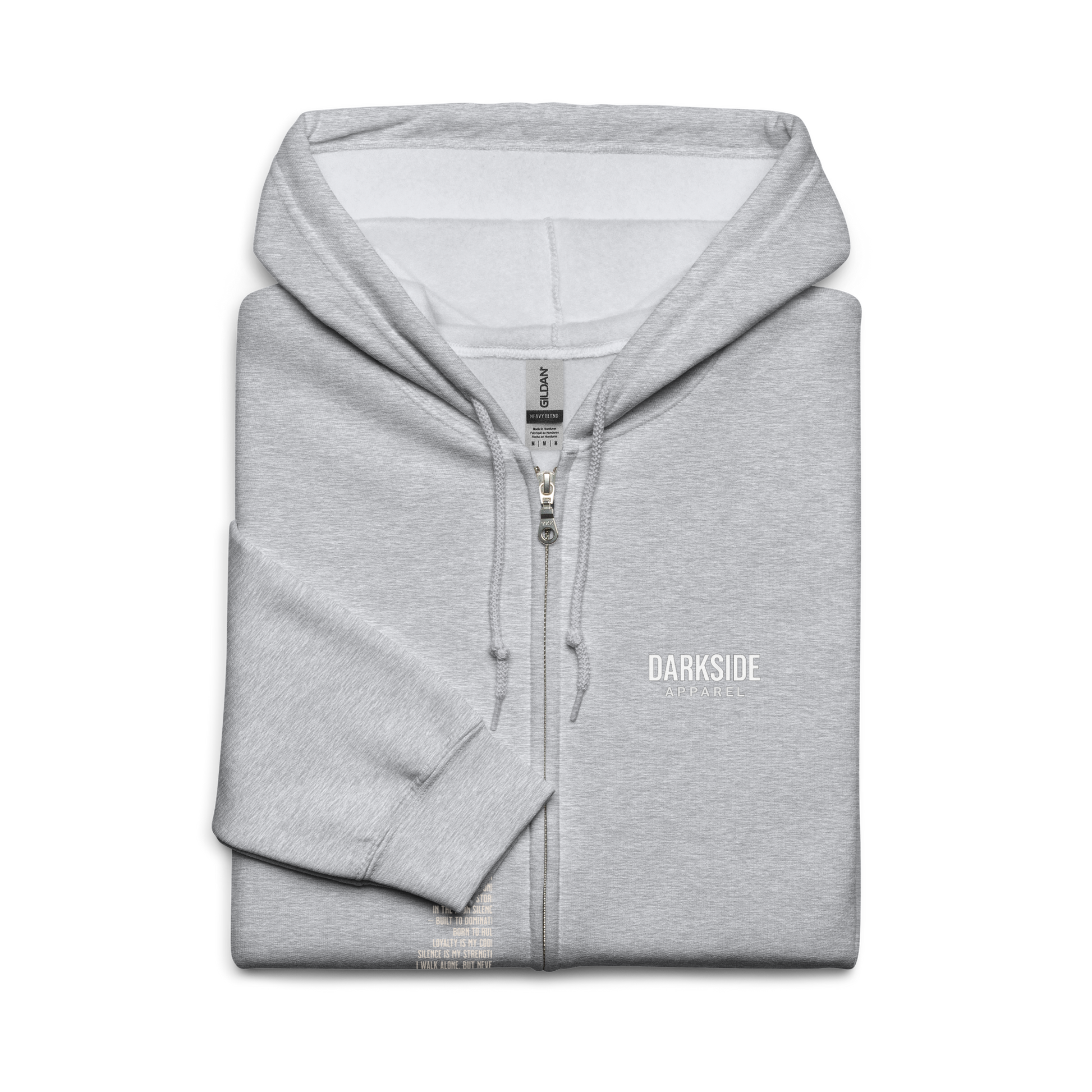 Heavy Zip Hoodie - 30th Century A.D. – THE DOGS PROPHECY  by Darkside Apparel