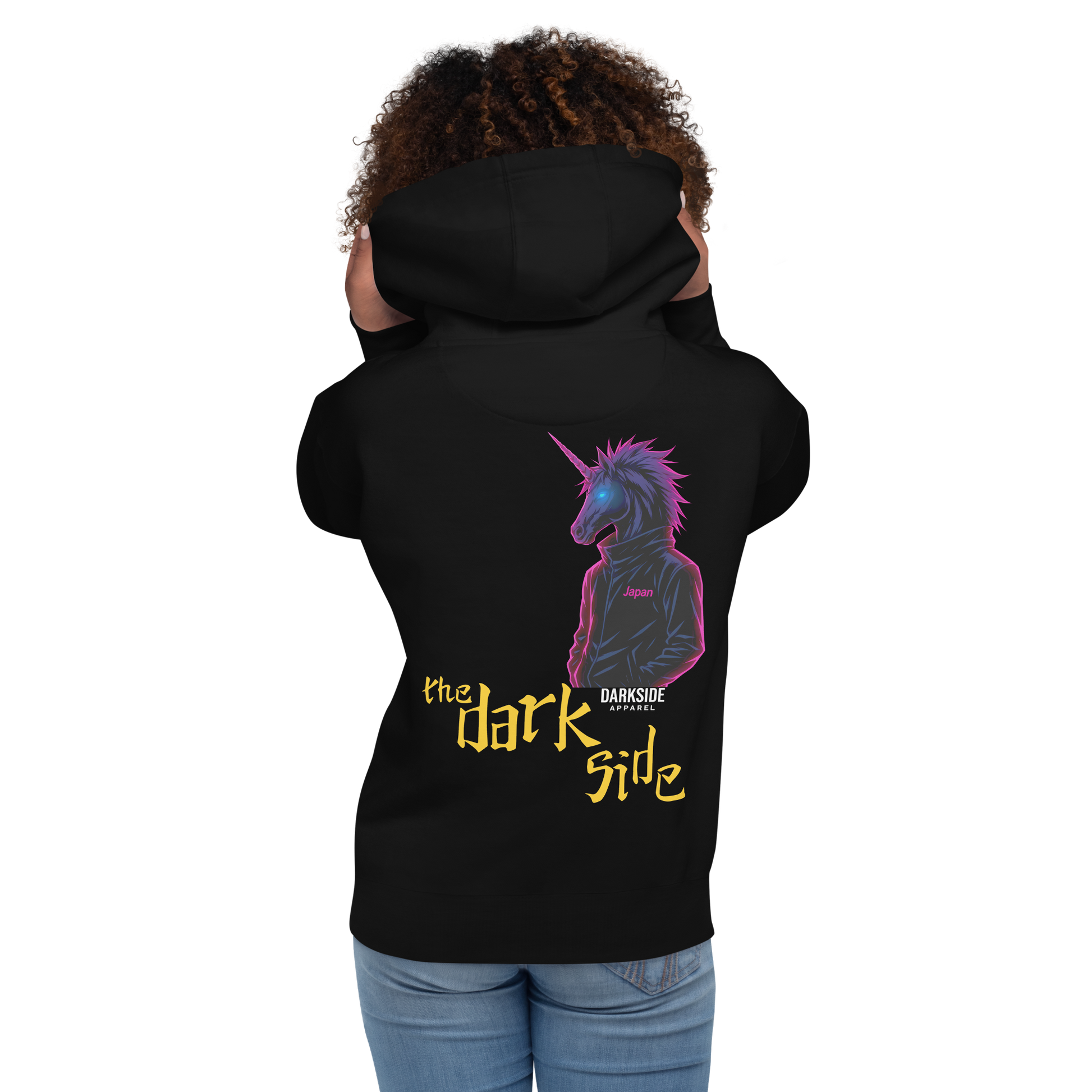 Special Darkside Apparel Hoodie – Neon Unicorn – Shadows & Shine Edition