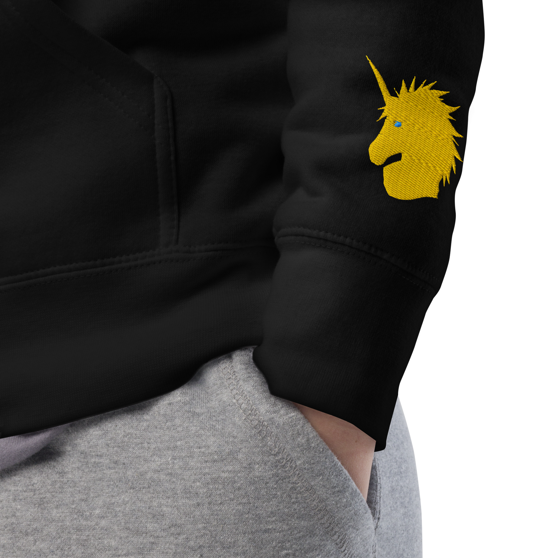 Special Darkside Apparel Hoodie – Neon Unicorn – Shadows & Shine Edition