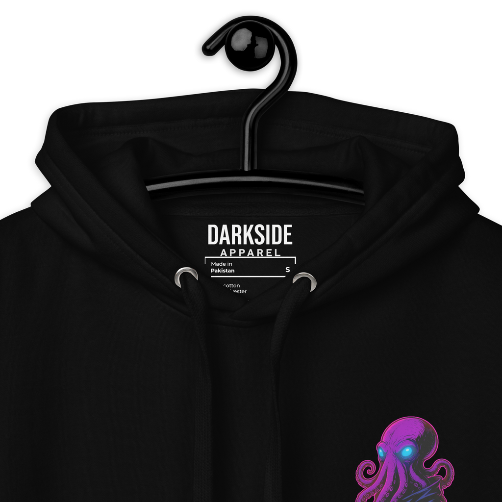 Special Darkside Apparel Hoodie – Neon Octopus Edition