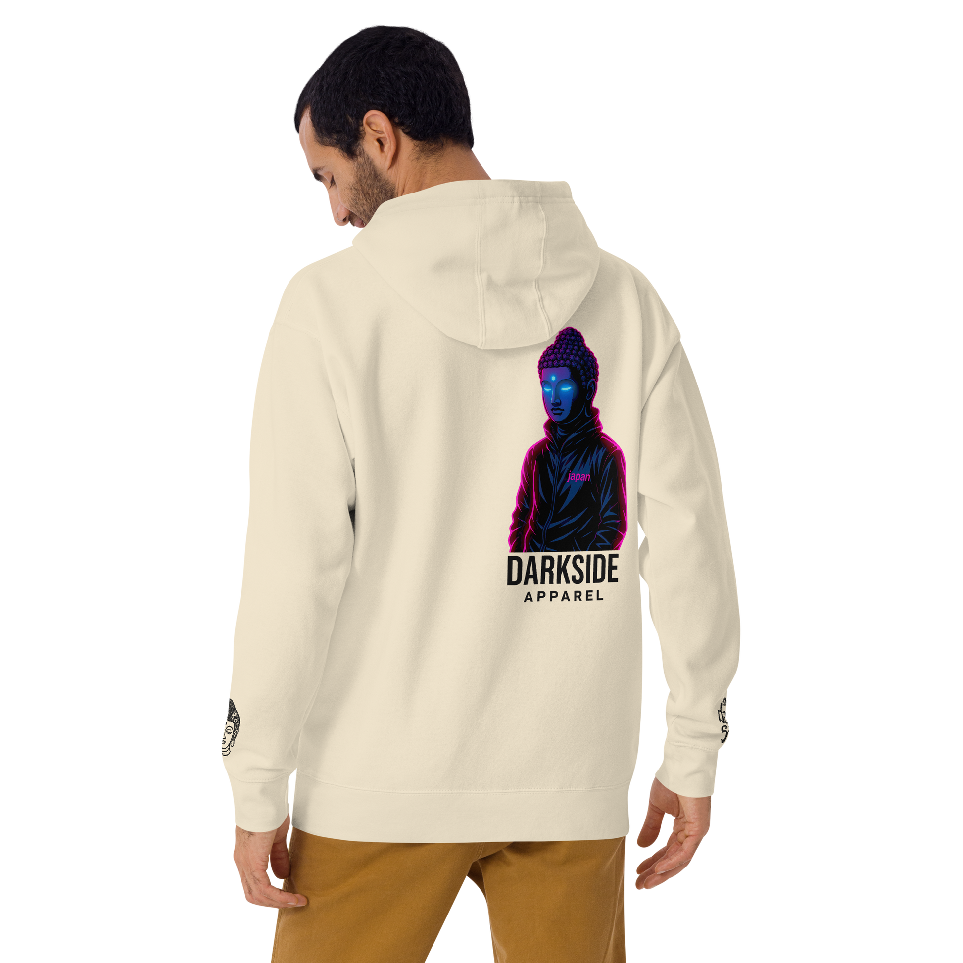 Darkside Apparel Hoodie – Neon Buddha Edition