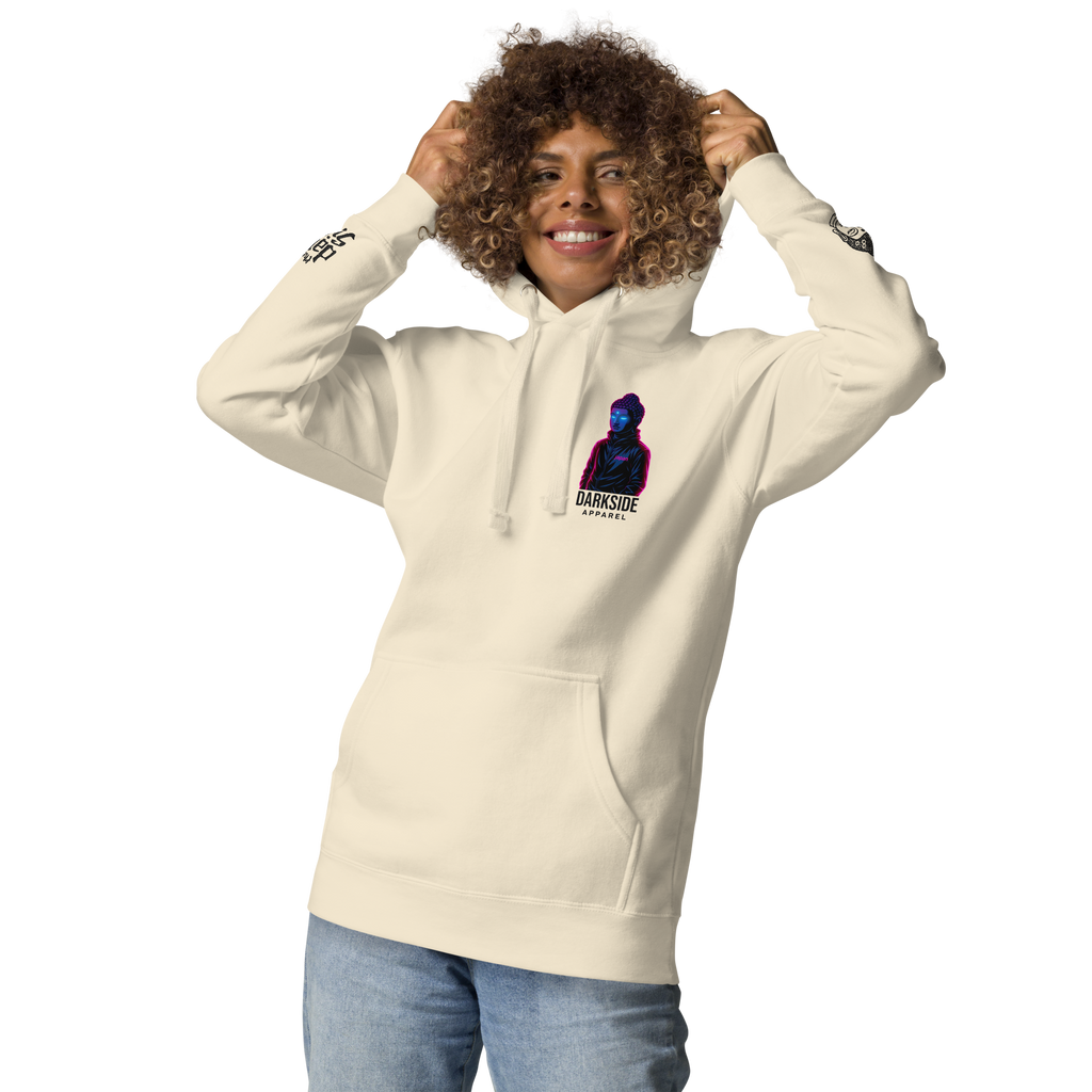 Darkside Apparel Hoodie – Neon Buddha Edition