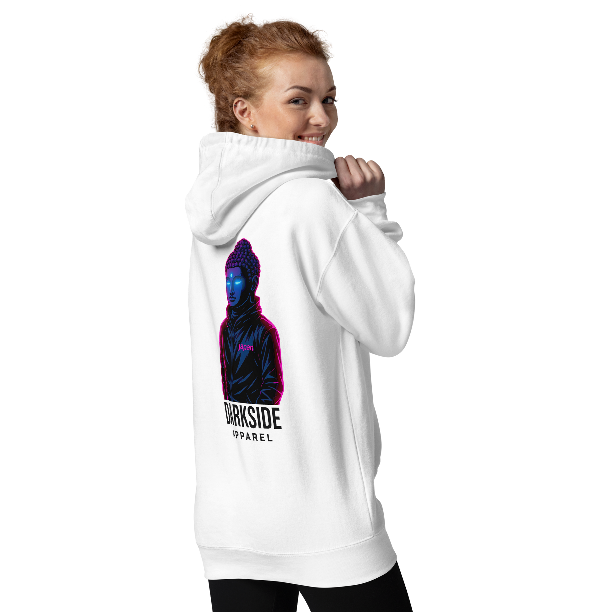 Darkside Apparel Hoodie – Neon Buddha Edition