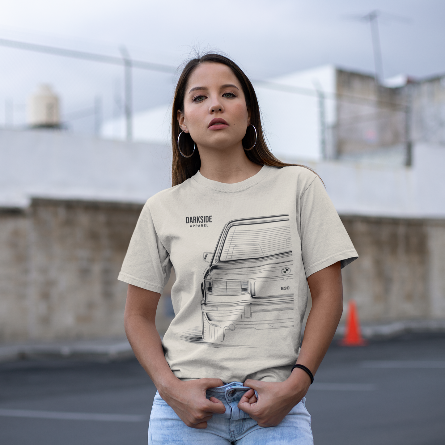 E30 Rear View - Classic Never Dies - Oversized Shirt unisex