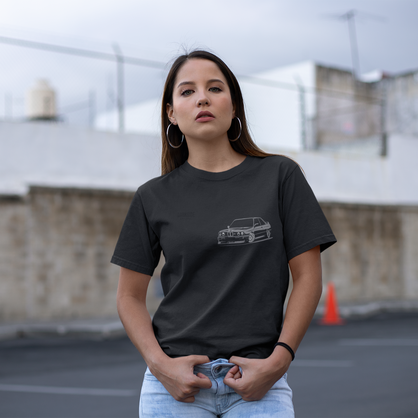 E30 Shirt Oversized  - Front Minimal – M3 Clean
