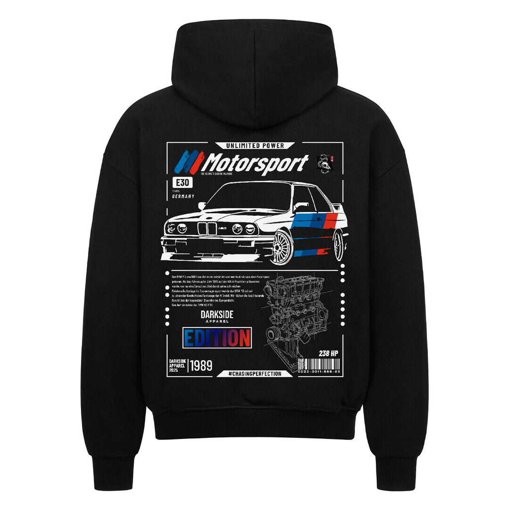 LIMITED E30 M3 EDITION 2! (Front &amp; Back) - Oversized Zip Hoodie